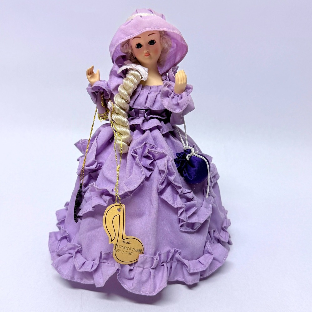 Vintage Brinn's 1988 Musical Dancing Young Girl Doll Violet Younger